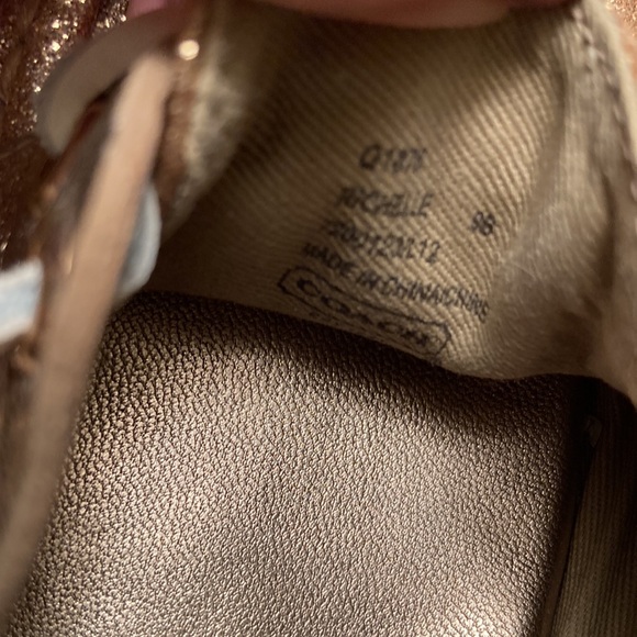 Coach Metallic Gold Loafers 👞 - Picture 6 of 11